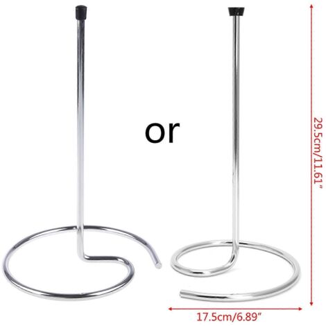 Support de séchage pour carafe à vin en acier inoxydable avec présentoir. (1/5)