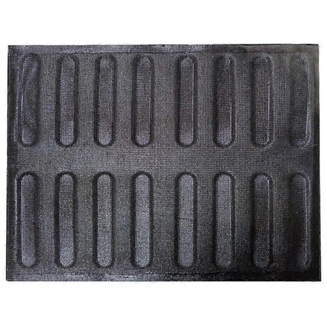 Moules à pain en silicone, plaques de cuisson antiadhésives, moules à pain pour 16 miches, boulangers (1/5)