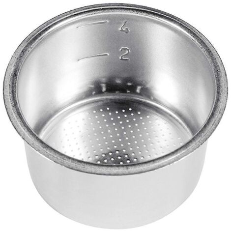 Panier-filtre à café en acier inoxydable de 51 mm, lavable et réutilisable, pour machine à café. (1/5)