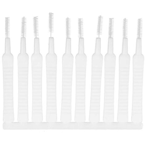 Lot de 10 brosses de nettoyage multifonctionnelles pour douchette, nettoyant les pores et les trous obstrués. Accessoires de salle de bain et de maison. (1/5)