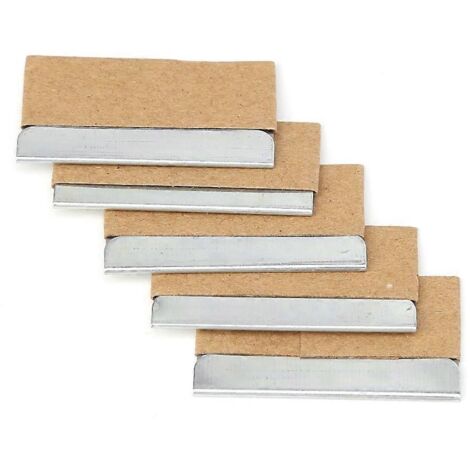 Lot de 5 films de protection pour vitre de four en céramique, compatibles avec les grattoirs à lames et en acier inoxydable (1,57'B). (1/5)