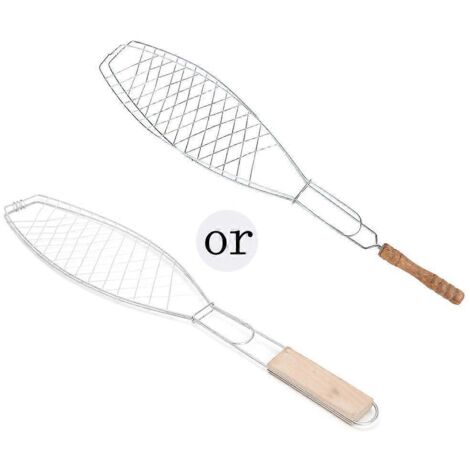 Support de grille à charnière pour poisson, viande, porc et rôtis (1/5)