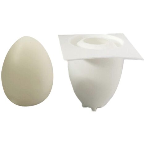 Moule à bougie en silicone en forme d'œuf pour création, moule à gâteau mousse au chocolat, moule à pâtisserie (1/5)