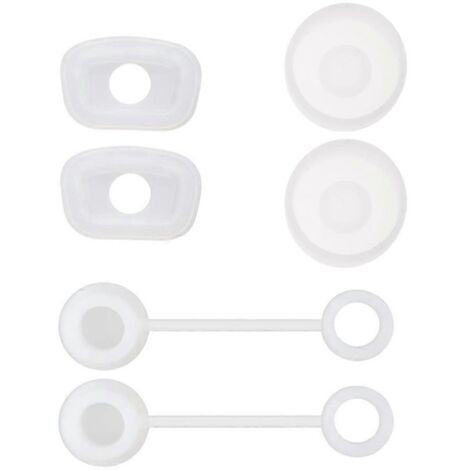 Lot de 6 bouchons anti-fuites en silicone pour gobelets, avec couvercles de paille. (1/5)