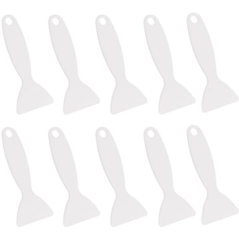 Lot de 10 grattoirs à glace pour réfrigérateur et congélateur, pelles à dégivrage en plastique, outil de nettoyage ménager (1/5)