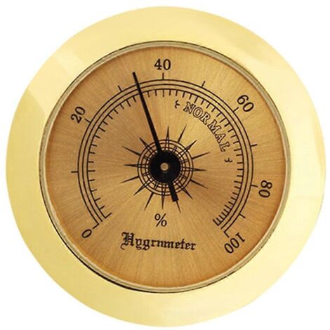 Hygromètre de 50 mm, mesureur d'humidité de haute précision pour cave à tabac et cigares (1/5)
