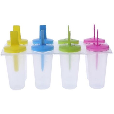 Nouveau moule à glace Pop Popsicle, plateau et plaque de cuisson pour glaces Frozen, moule à 8 alvéoles (1/5)