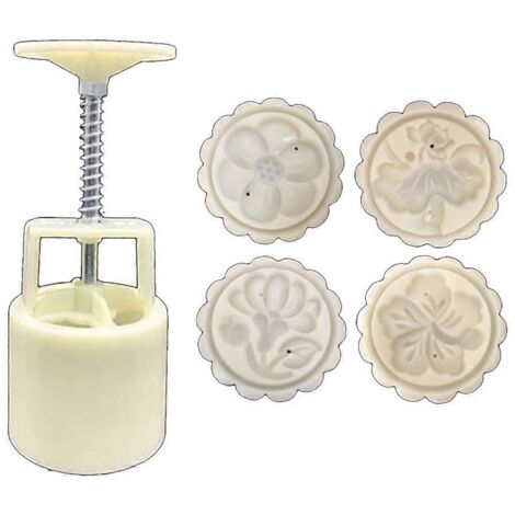 Moule à gâteau de lune en plastique 50 g, kit de tampons pour pâtisserie maison en fondant. (1/5)