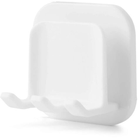 Porte-brosse à dents mural, porte-bain-bouche, égouttoir à ventouse pour salle de bain, accessoire de rangement pour serviettes et boules de bain (1/5)