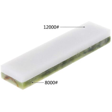 Pierre à aiguiser 8000/12000 pour couteaux de cuisine, fruits et autres usages extérieurs, résistante et durable. (1/5)
