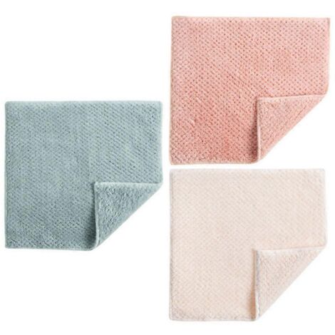 Chiffon à vaisselle carré en microfibre, torchon de cuisine pour le lavage et le nettoyage, essuie-vaisselle (1/5)
