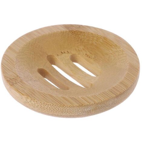 Porte-savon en bois, porte-savon, bac à savon pour salle de bain, douche, lavabo, égouttoir (1/5)