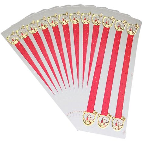 Autocollants pour chips croustillantes aux œufs et au jaune d'œuf, motif flocons de neige, pour la Fête de la Mi-Automne (1/5)