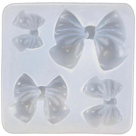 Moule à savon 3D fait main pour la création de savons en forme de nœud papillon, idéal pour offrir en cadeau. (1/5)