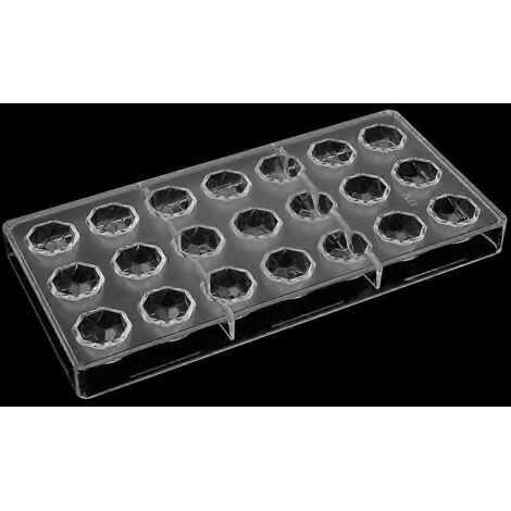 Moule à chocolat en polycarbonate en forme de diamant (1 pièce) - Moule à glaçons et gelée (1/5)