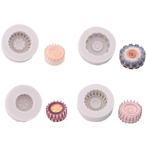 Outils de pâtisserie, emporte-pièces, pain, mousse, gelée, fête de Noël, petits pneus mignons (1/5)
