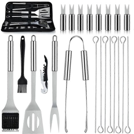 Ensemble de 22 accessoires de barbecue en acier inoxydable (1/5)