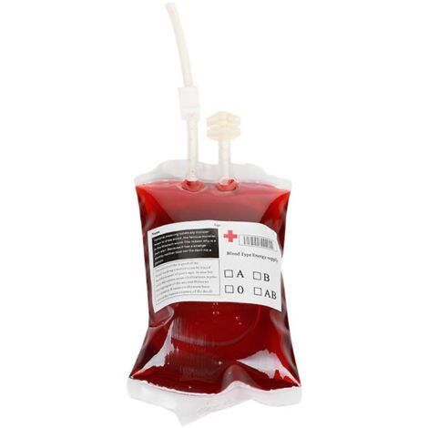 Ensemble de sacs de sang transparents pour Halloween, en PVC transparent, pour fantôme d'horreur et vampire artificiel (1/5)