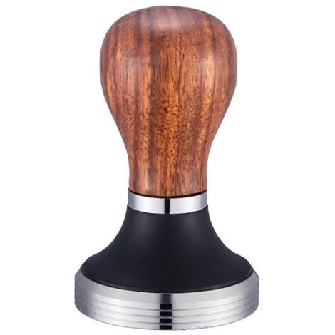 Tasseur à café, outil de barista, tasseur à expresso avec manche en bois, accessoires de café (1/5)