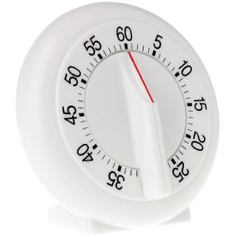 Minuteur de cuisine 60 minutes avec anneau de rappel de cuisson et compteur mécanique pour la cuisson au four (1/5)