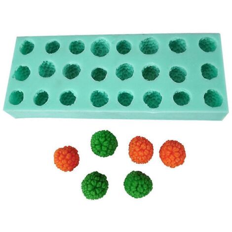 Moule en silicone pour framboises, moule à gâteau, moule à fudge aux légumes, moule à bonbons et desserts (1/5)