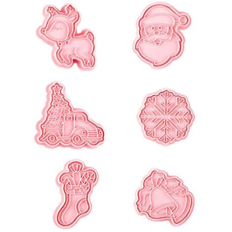 Emporte-pièces en plastique pour biscuits, décoration de gâteaux et biscuits, ustensiles de pâtisserie pour enfants (1/5)