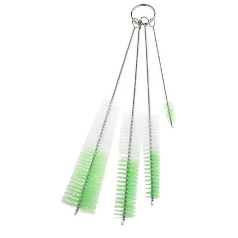 Mini brosses à poils pour le nettoyage des débordements d'évier et des bouteilles à bec verseur (1/5)