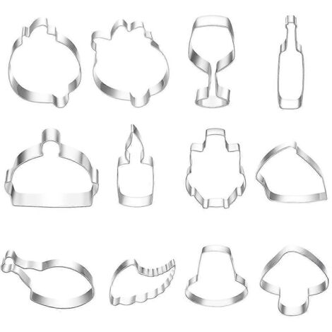 Emporte-pièces en acier inoxydable de qualité alimentaire, moule à gâteau 3D à motif de dessin animé pour Pâques (1/5)
