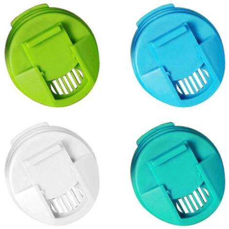 Lot de 4 couvercles hermétiques pour aliments pour animaux, boîtes de conserve, cuillères et fourchettes réutilisables, bouchons de bière (1/5)