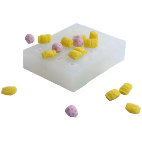 Moules en silicone 3D à 20 cavités, outils de décoration de gâteaux, petits moules à fondant de formes variées (1/5)