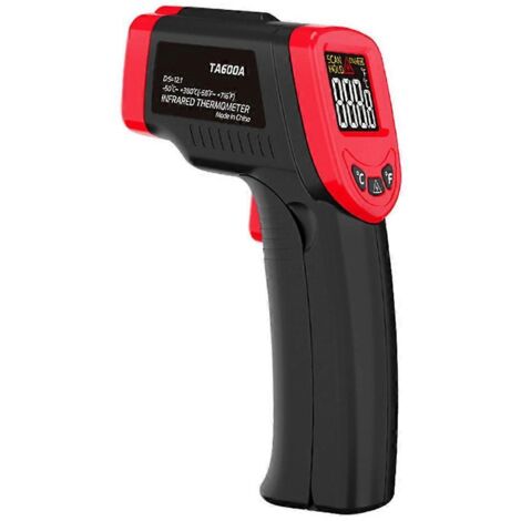 Thermomètre infrarouge numérique sans contact, thermomètre, imageur, hygromètre pour la production industrielle, avec alarme lumineuse LCD couleur. (1/5)