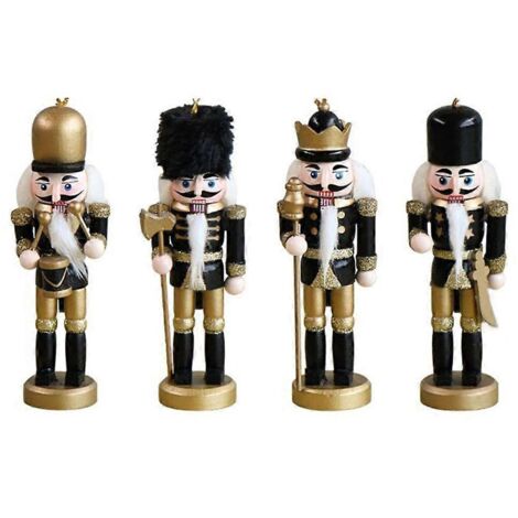 Figurines de soldats Casse-Noisette à suspendre au sapin de Noël (1/5)