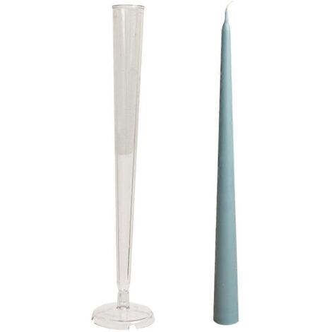 Moules à bougies en plastique à tige longue, styles variés, pour Noël (1/5)