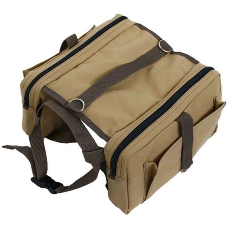 Harnais pour chien avec anneau en D, mini sac à dos pour sac de transport, sacoche de selle (1/5)