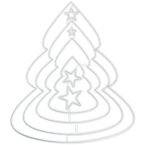 Matrices de découpe en métal en forme d'étoile pour sapin de Noël - Enfants, filles et garçons (1/5)