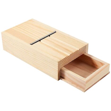 Boîte à tiroir coupe-savon, biseauteuse en bois pour savon, outil de finition (1/5)