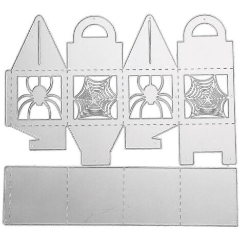 Matrices de découpe pour boîte cadeau araignée, loisirs créatifs, décoration de carte de vœux d'anniversaire (1/5)