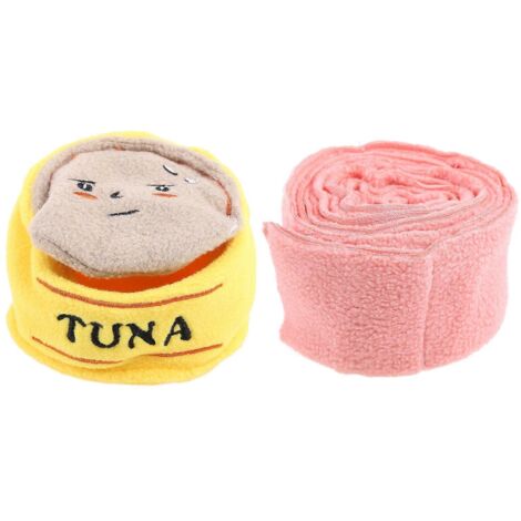 Jouet à mâcher interactif en peluche Dog Snuffle, distributeur de friandises en conserve pour chiens (1/5)