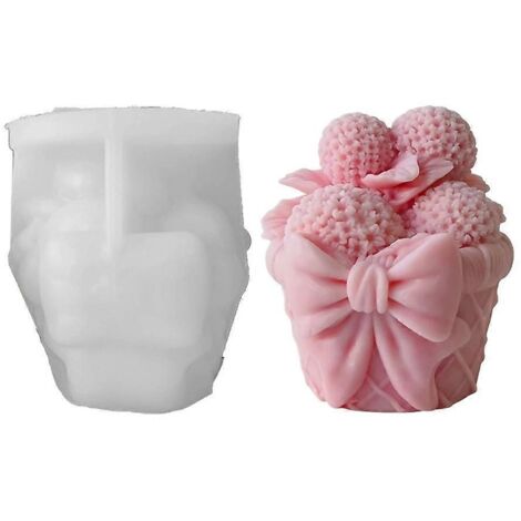 Moule en silicone 3D pour boules et cubes, bougies, objets de décoration, savons et autres créations artisanales. (1/5)