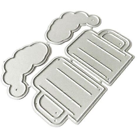 Pochoirs de découpe en métal pour scrapbooking, album DIY, tampon, gaufrage de cartes et matrices de découpe en métal à motif de bière (1/5)