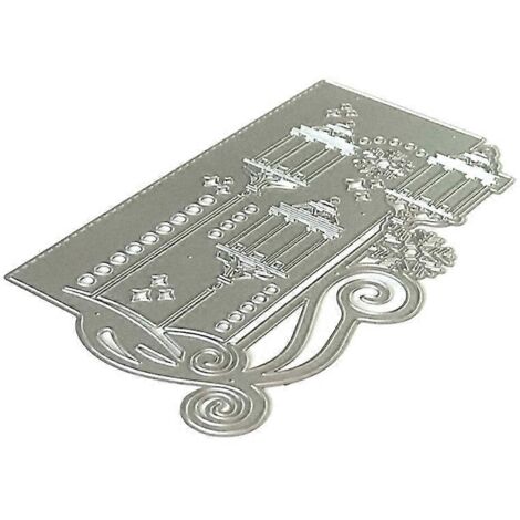 Matrices de découpe en métal pour lanterne de Noël, pochoir, scrapbooking, carte en papier, moule, décoration en relief (1/5)