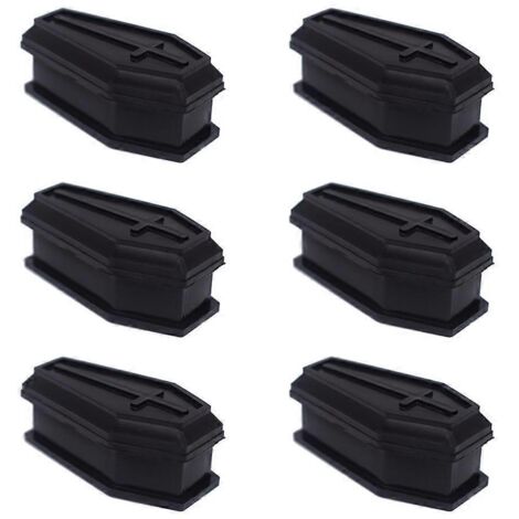 Lot de 6 mini boîtes cercueils pour Halloween - Accessoires de farces et attrapes (1/5)