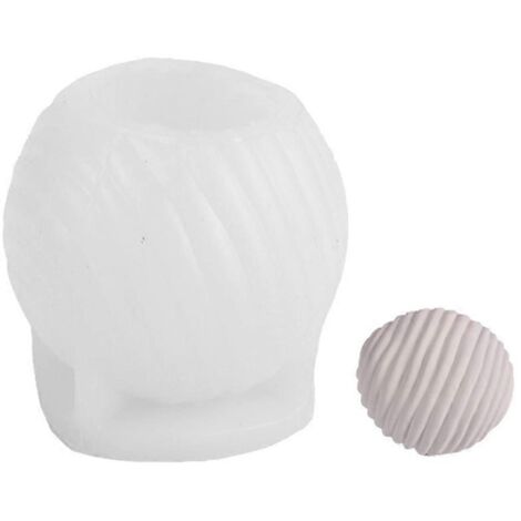 Moules à bougies en silicone en forme de spirales, le cadeau idéal pour les amateurs de loisirs créatifs. (1/5)