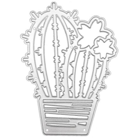 Matrices de découpe en métal Cactus - Artisanat fait main pour enfants (filles et garçons) (1/5)