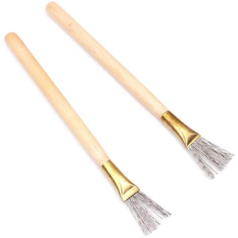 Lot de 2 pinceaux professionnels pour la sculpture et la poterie, outils de détail pour la sculpture sur argile (1/5)