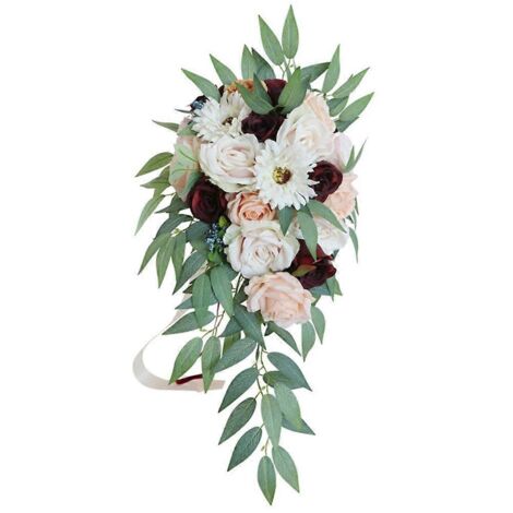 Bouquet de fleurs artificielles simulant des gouttes d'eau - Ornement (1/5)
