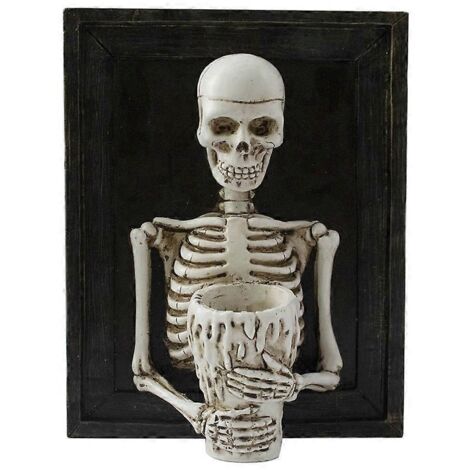 Cadre photo d'horreur pour Halloween, bougeoir, décoration d'anniversaire ou de Nouvel An (1/5)