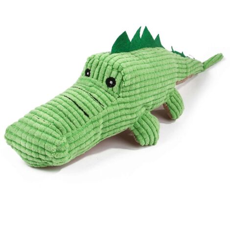 Peluche alligator couineur - Jouet à mâcher doux pour chats et chiens (1/5)