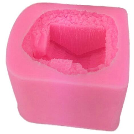 Moule à bougies de Noël antiadhésif, facile à démouler pour la fabrication de pâte à modeler pour bougies. (1/5)