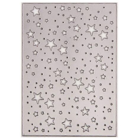 Matrices de découpe en métal motif étoile pour pochoir, scrapbooking, carte en papier, modèle à faire soi-même (1/5)